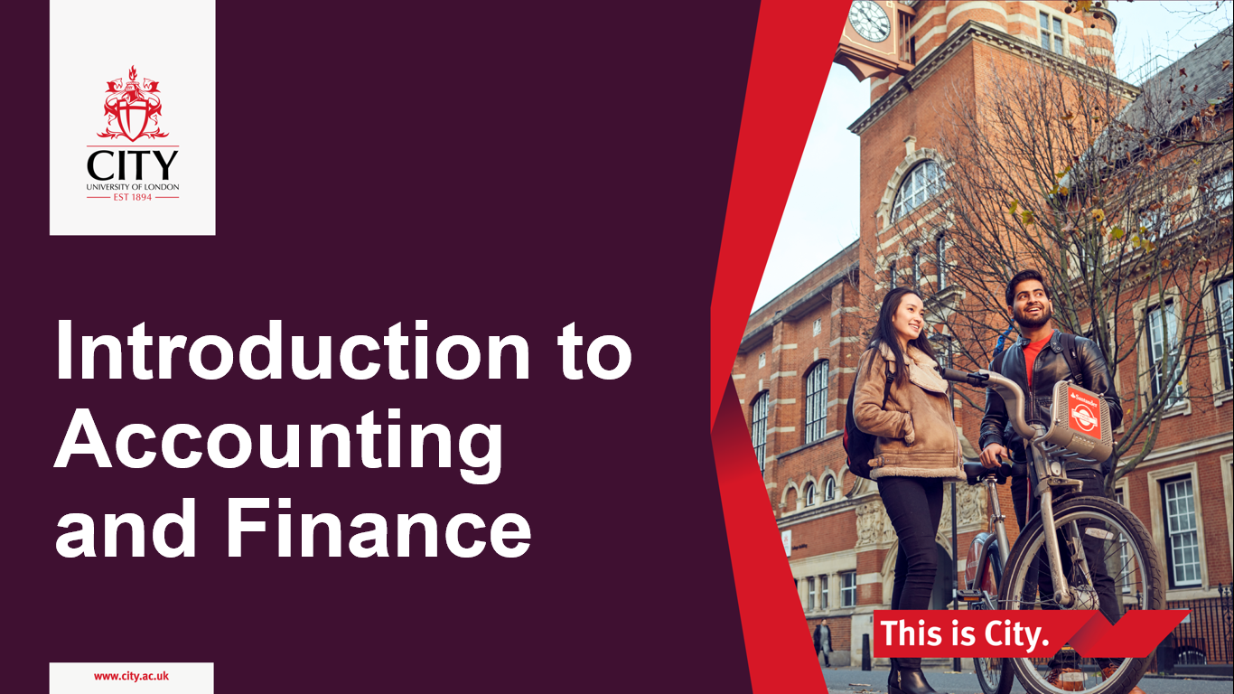 Introduction to accounting and finance